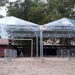 Tenda Piramidal Transparente  5x5