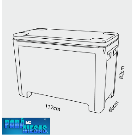 Caixa térmica (tina)- 360L